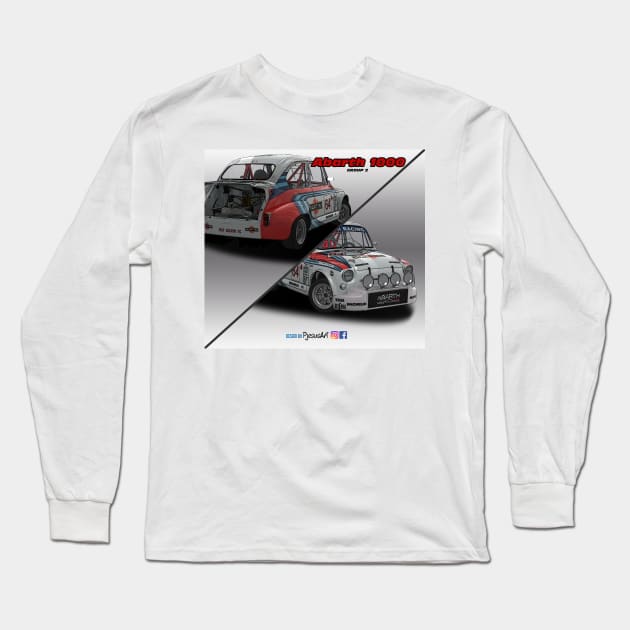 Abarth 1000 Group 2 Long Sleeve T-Shirt by PjesusArt